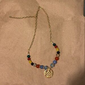bead plated necklace
